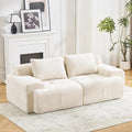 Flex Sofa | 120" Boneless Chenille Modular Sectional With Movable Ottomans