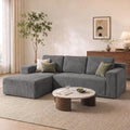 Cloud Sofa | 101" Boneless L-Shaped Sectional With Washable Cover