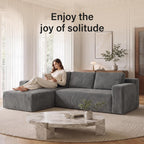 Cloud Sofa | 101" Boneless L-Shaped Sectional With Washable Cover