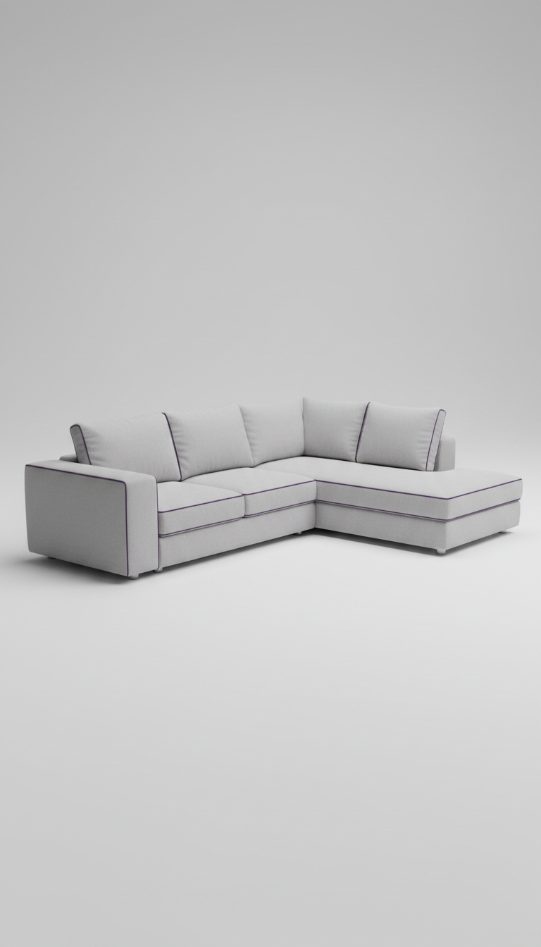 (6) B1 Cloud Sofa | 105.9" Memory Foam L-Shape Sectional