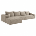 Mega Sofa | 135" Modular Corduroy Sectional with L-Shape Chaise - Boneless Sectional Sofa | Boneless Labs