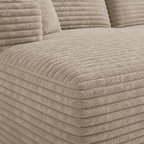 Mega Sofa | 135" Modular Corduroy Sectional with L-Shape Chaise - Boneless Sectional Sofa | Boneless Labs
