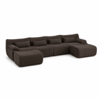 Flex Sofa | Convertible U-Shape Boneless Corduroy Sectional with Ottoman - Boneless Sectional Sofa | Boneless Labs