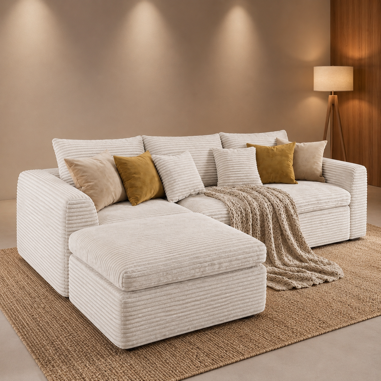 Flex Sofa | 108" Boneless L-Shape Sectional