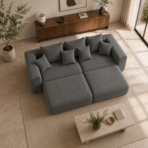 Cloud Sofa | 117" Memory Foam Modular Sectional