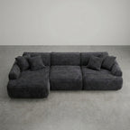 Cloud Sofa | 105" L-Shape Boneless Corduroy Sectional with Washable Cover