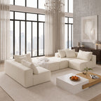 Mega Sofa | 162" Oversized Modular Cloud Sectional - Boneless Sectional Sofa | Boneless Labs