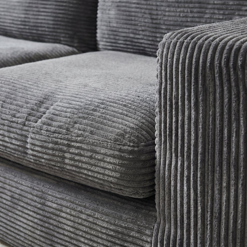 (1) B1 Cloud Sofa | 99" L-Shape Corduroy Sectional