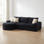Cloud Sofa | 99" Chenille Curved Sectional