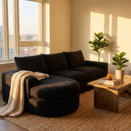 Cloud Sofa | 99" Chenille Curved Sectional