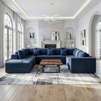 Mega Sofa | 135" 8-Seat Modular Sectional With Ottoman