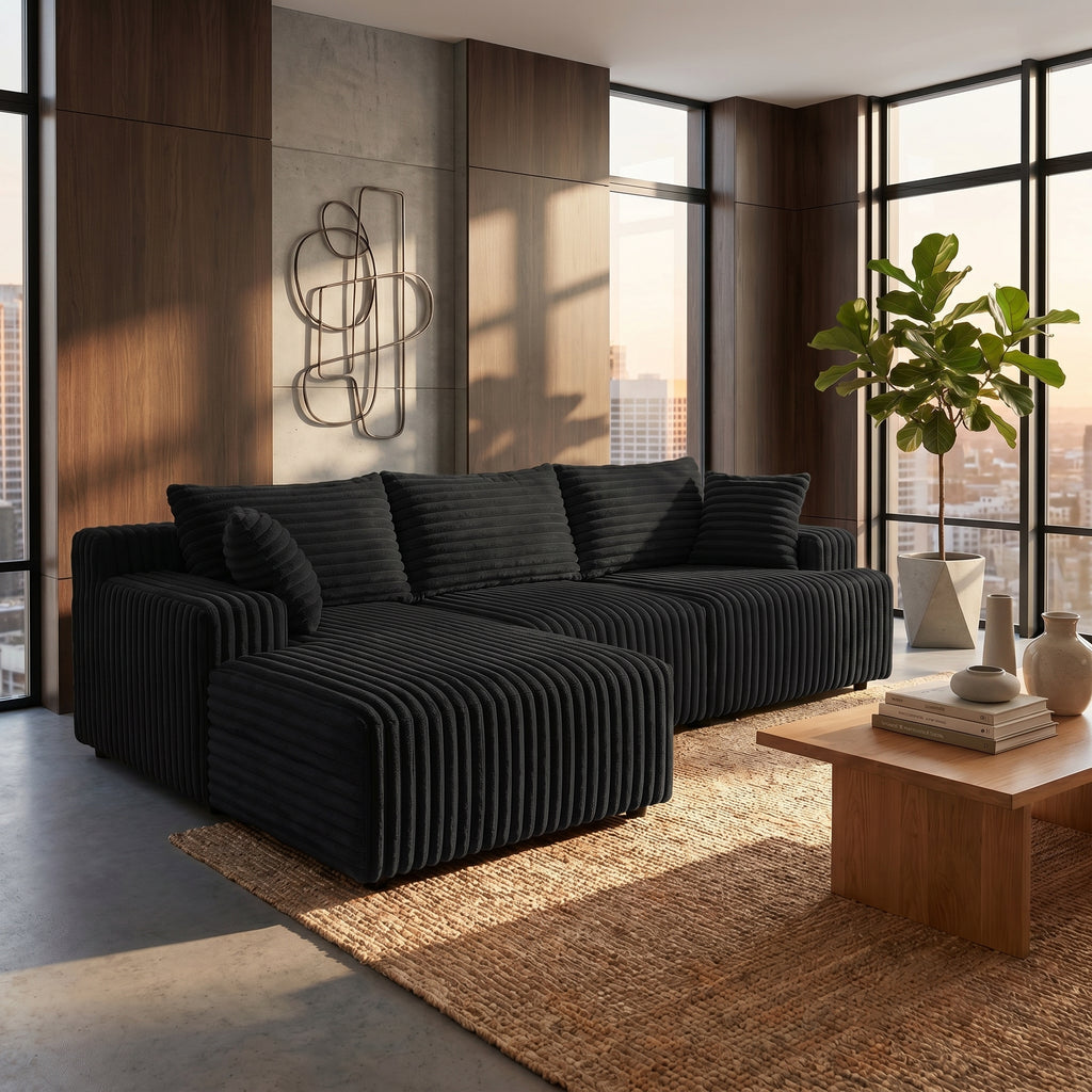 Cloud Sofa | Standard L-Shape Corduroy Sectional