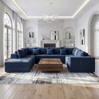 Mega Sofa | 135" 8-Seat Modular Sectional With Ottoman - Boneless Sectional Sofa | Boneless Labs