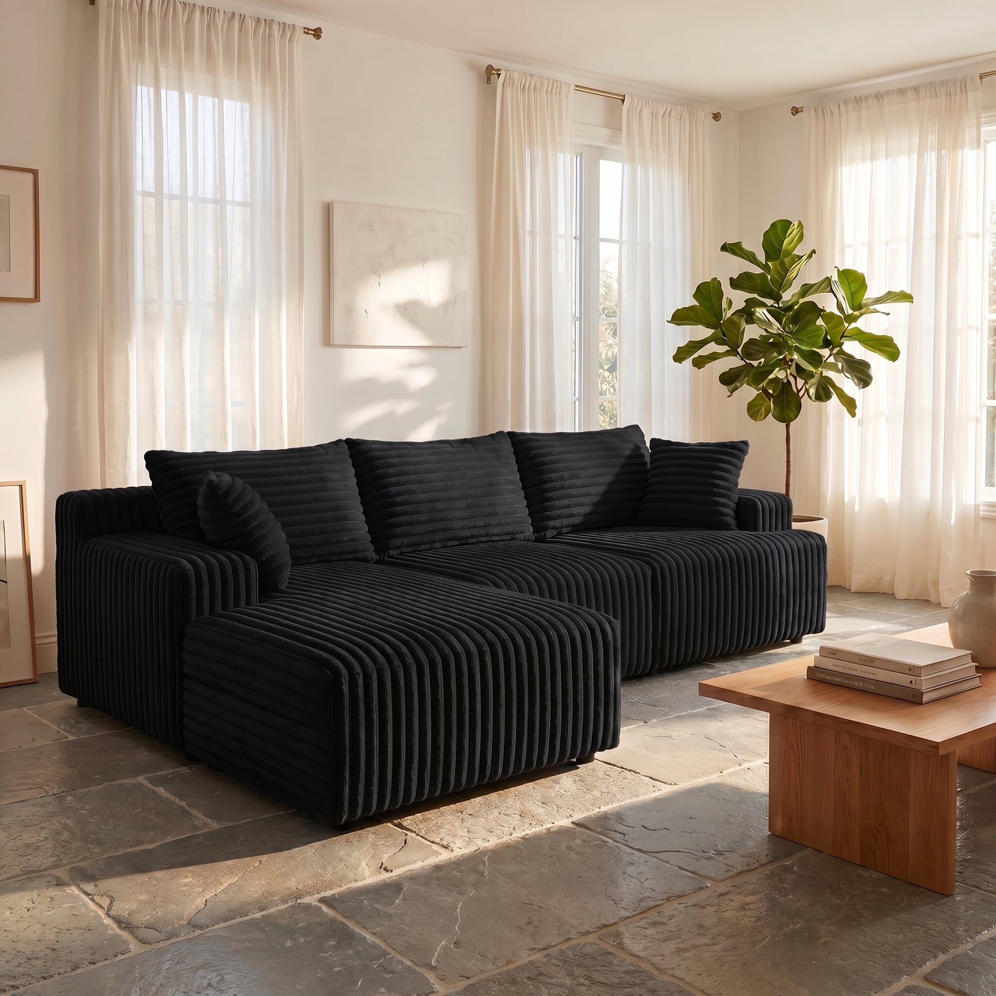 Cloud Sofa | Standard L-Shape Corduroy Sectional