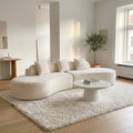 Cloud Sofa | 130" Curved Boneless Chenille Sectional - Boneless Sectional Sofa | Boneless Labs