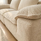 Flex Sofa | 2-Piece Convertible Boneless Corduroy Sectional Set 104" + 76" - Boneless Sectional Sofa | Boneless Labs