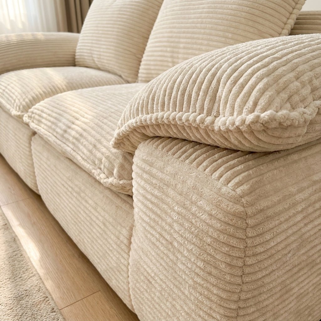Flex Sofa | 2-Piece Convertible Boneless Corduroy Sectional Set 104" + 76" - Boneless Sectional Sofa | Boneless Labs
