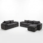 Flex Sofa | 2-Piece Convertible Boneless Corduroy Sectional Set 104" + 76" - Boneless Sectional Sofa | Boneless Labs