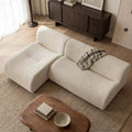 Cloud Sofa | 92" Reversible Boneless Sherpa Sectional with Chaise - Boneless Sectional Sofa | Boneless Labs