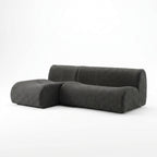 Cloud Sofa | 92" Reversible Boneless Sherpa Sectional with Chaise - Boneless Sectional Sofa | Boneless Labs