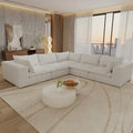 Mega Sofa | 118" Corner V-Shape Boneless Corduroy Sectional - Boneless Sectional Sofa | Boneless Labs
