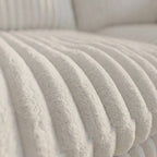 Mega Sofa | 118" Corner V-Shape Boneless Corduroy Sectional - Boneless Sectional Sofa | Boneless Labs