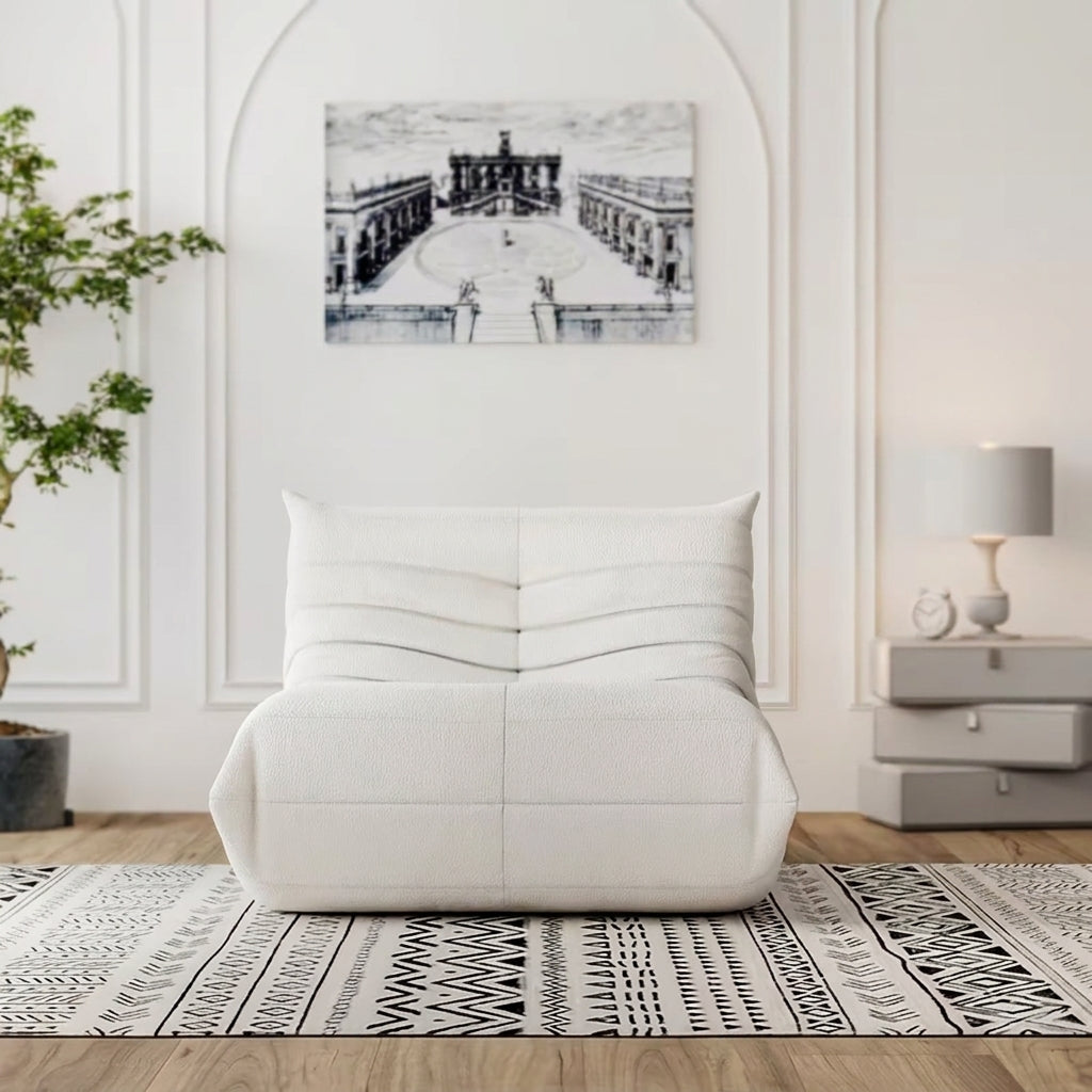 Sleeper Sofa | Fleece Beanbag Sofa with Deep Foam Seating