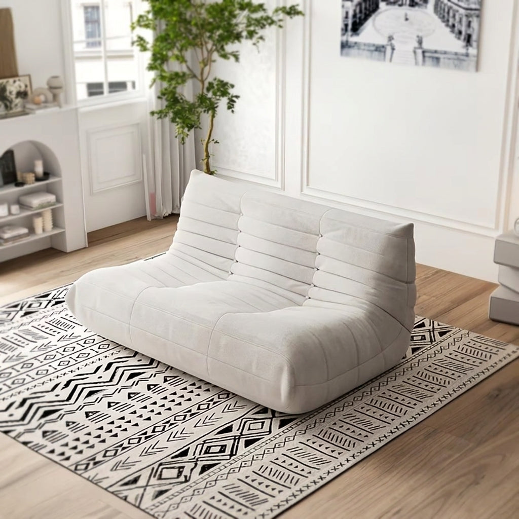 Sleeper Sofa | Fleece Beanbag Sofa with Deep Foam Seating