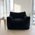 Sleeper Sofa | Oversized Fuzzy Bean Bag Lounge Chair with Armrests - Boneless Sectional Sofa | Boneless Labs
