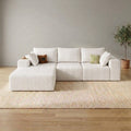 Cloud Sofa | 96" Modular L-Shape Corduroy Sectional with Chaise - Boneless Sectional Sofa | Boneless Labs