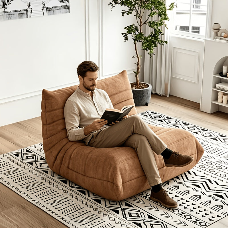 Sleeper Sofa | Fleece Beanbag Sofa with Deep Foam Seating