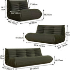 Sleeper Sofa | Fleece Beanbag Sofa with Deep Foam Seating