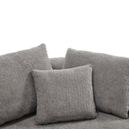 Cloud Sofa | 109" L-Shape Boneless Chenille Sectional with 7 Pillows