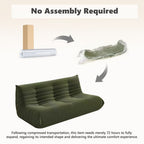 Sleeper Sofa | Fleece Beanbag Sofa with Deep Foam Seating