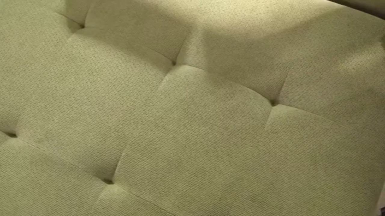 Flex Sofa | Convertible L/U-Shape Chenille Sectional with Ottoman